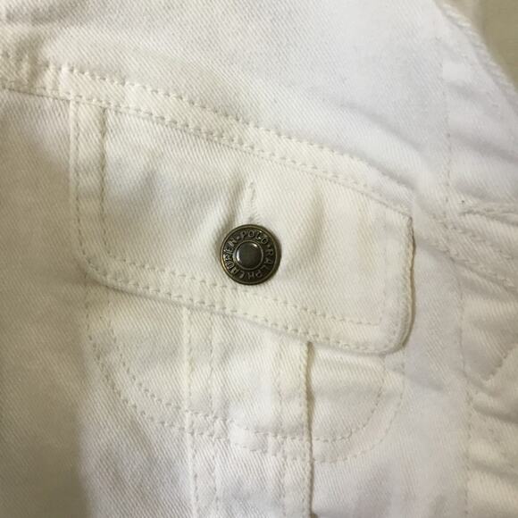 Ralph Lauren Girl White Cropped Denim Jacket - Picture 7 of 14